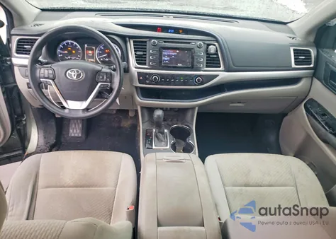 2018 Toyota Highlander Le from USA, damaged, VIN 5TDBZRFH6JS802258